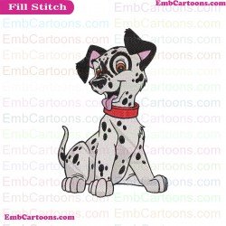 101 Dalmations Embroidery Design 001