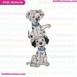 101 Dalmations Embroidery Design 004