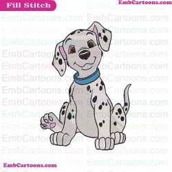 101 Dalmations Embroidery Design 009