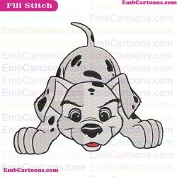101 Dalmations Embroidery Design 012