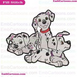 101 Dalmations Embroidery Design 016