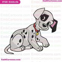 101 Dalmations Embroidery Design 017