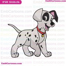 101 Dalmations Embroidery Design 018