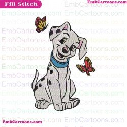 101 Dalmations Embroidery Design 026