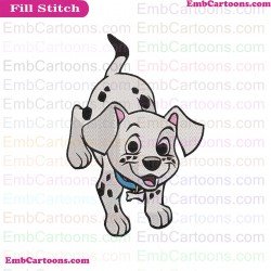 101 Dalmations Embroidery Design 028