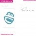 Abominable Rudolph Snowman Emoji Embroidery Design