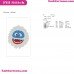 Abominable Rudolph Snowman Face Embroidery Design 2
