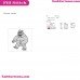 Abominable Rudolph Snowman Happy Embroidery Design