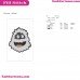 Abominable Snowman Rudolph Funny Face Embroidery Design