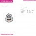 Abominable Snowman Rudolph Funny Face Embroidery Design