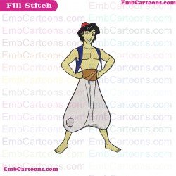 Aladdin Embroidery Design 2