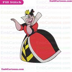 Alice Wonderland Embroidery Design 0003