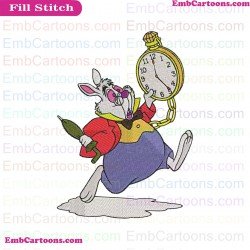 Alice Wonderland Embroidery Design 0025