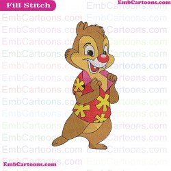 Alvin And The Chipmunks Embroidery Design 02