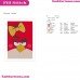 Angry Birds Red Girl Embroidery Design 3