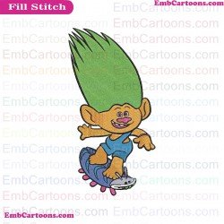 Aspen Heitz Trolls Embroidery Design