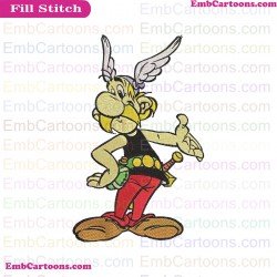 Asterix Embroidery Design 11