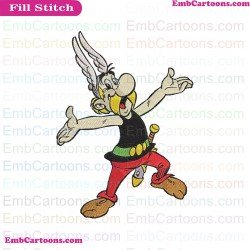 Asterix Embroidery Design 12