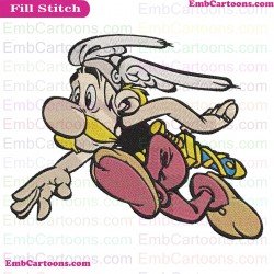 Asterix Embroidery Design 6