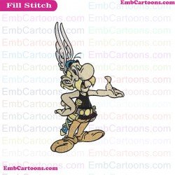 Asterix Embroidery Design 7