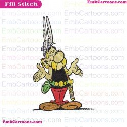 Asterix Embroidery Design 8