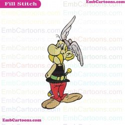 Asterix Embroidery Design 9