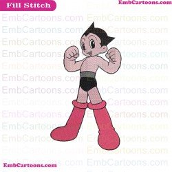 Astro Boy Embroidery Design 1