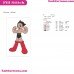 Astro Boy Embroidery Design 1