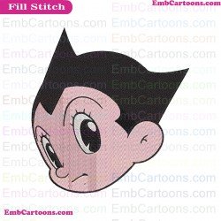 Astro Boy Embroidery Design 2