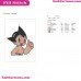 Astro Boy Embroidery Design 3