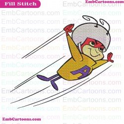 Atom Ant Formiga Embroidery Design 1