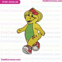 BJ Barney Embroidery Design