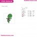 Baby Bop Barney Embroidery Design