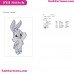 Baby Bugs Bunny Baby Looney Tunes Embroidery Design Baby Bugs Bunny Baby Looney Tunes Embroidery Design