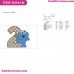 Baby Cookie Monster Number Two 2 Sesame Street Embroidery Design