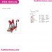 Baby Daisy Candy Cane Mickey Mouse Christmas Embroidery Design