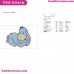 Baby Eeyore Smiling Winnie The Pooh Embroidery Design