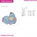 Baby Eeyore Smiling Winnie The Pooh Embroidery Design