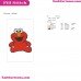Baby Elmo Sesame Street Embroidery Design