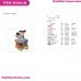 Baby Mickey Mouse Sled Christmas Embroidery Design
