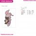 Baby Piglet And Teddy Bear Winnie The Pooh Embroidery Design