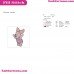 Baby Piglet Cheering Winnie The Pooh Embroidery Design