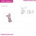 Baby Piglet Sitting Down Winnie The Pooh Embroidery Design