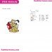 Baby Pluto Christmas Mickey Mouse Embroidery Design