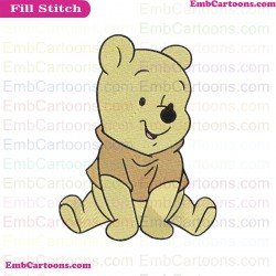 Baby Pooh 2 Winnie The Pooh Embroidery Design