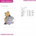 Baby Pooh And Eeyore Winnie The Pooh Embroidery Design