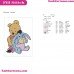 Baby Pooh And Eeyore Winnie The Pooh Embroidery Design
