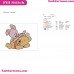 Baby Pooh And Piglet 2 Winnie The Pooh Embroidery Design