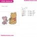 Baby Pooh And Piglet Winnie The Pooh Embroidery Design