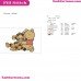 Baby Pooh And Tigger Hugging Winnie The Pooh Embroidery Design